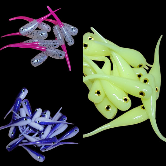 * Crappie King With Eyes 2" Pack of 8