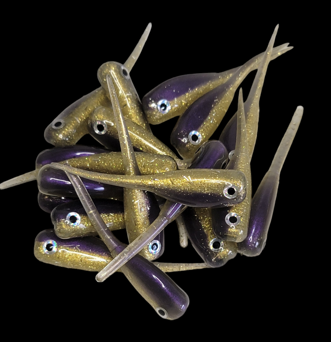 * Crappie King With Eyes 2" Pack of 8