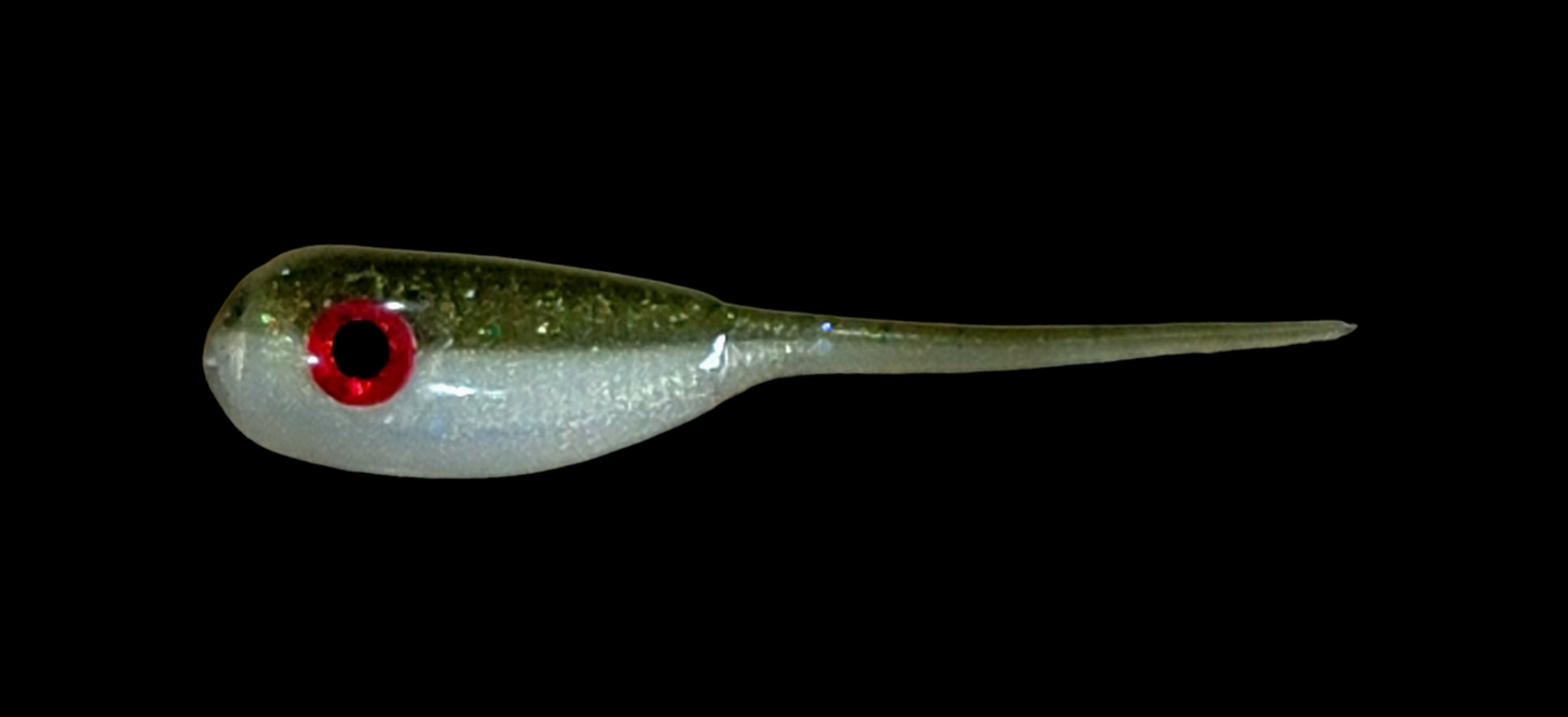 * Crappie Prince with Eyes 1.2" Pack of 8