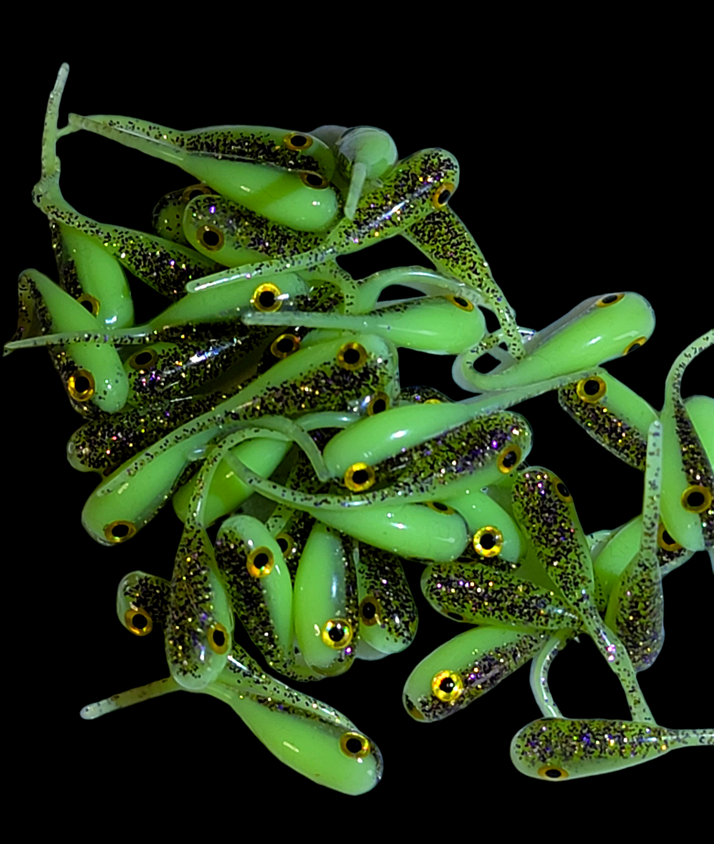 * Crappie Prince with Eyes 1.2" Pack of 8