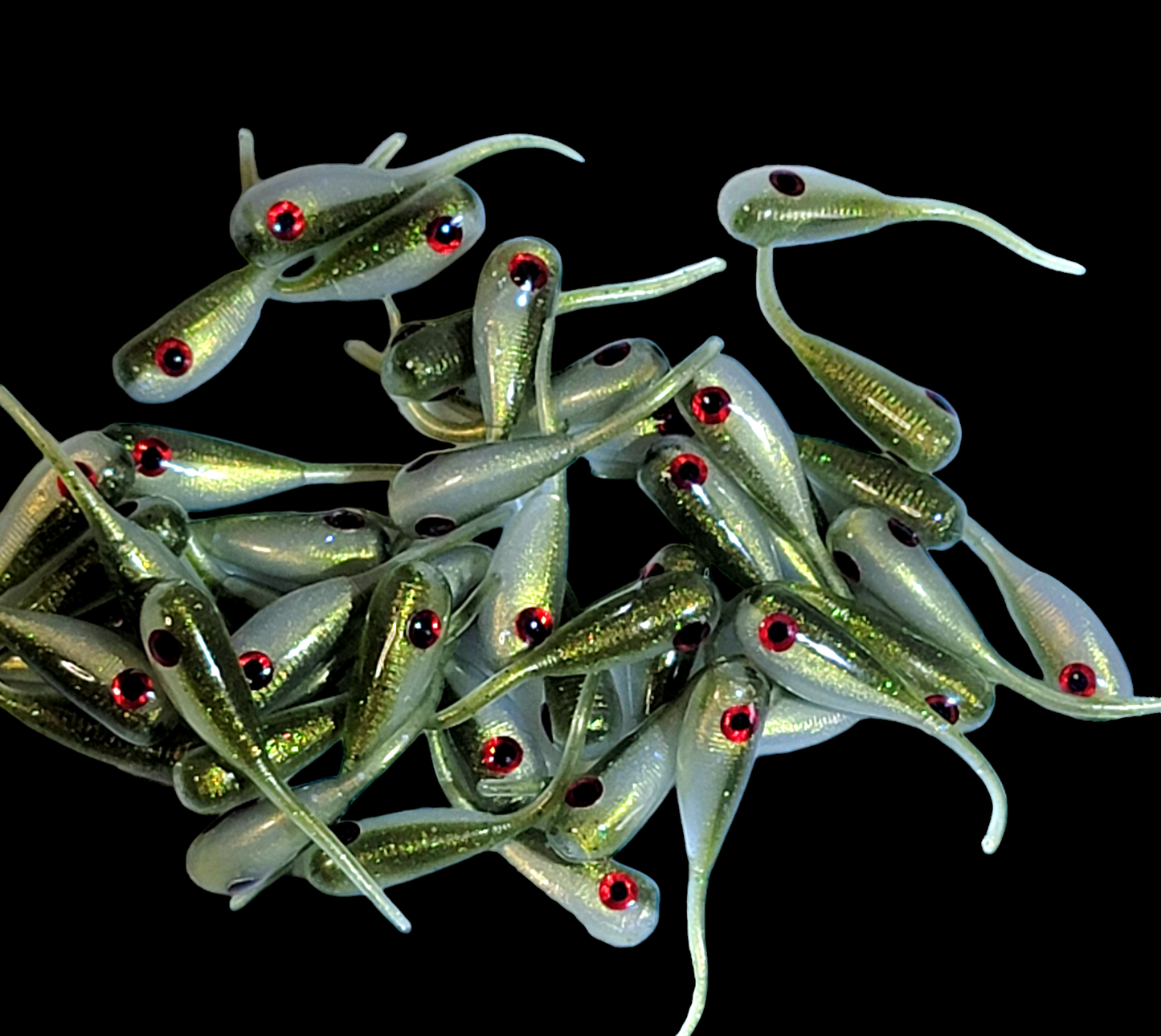 * Crappie Prince with Eyes 1.2" Pack of 8