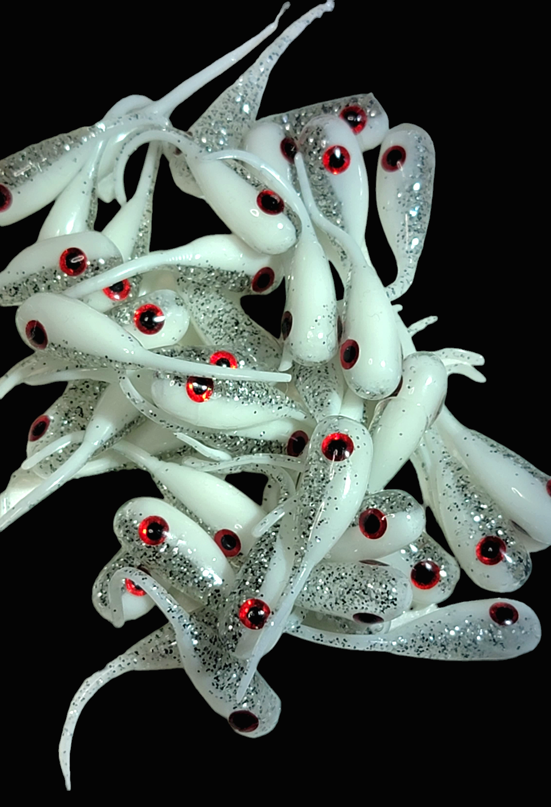 * Crappie Prince with Eyes 1.2" Pack of 8