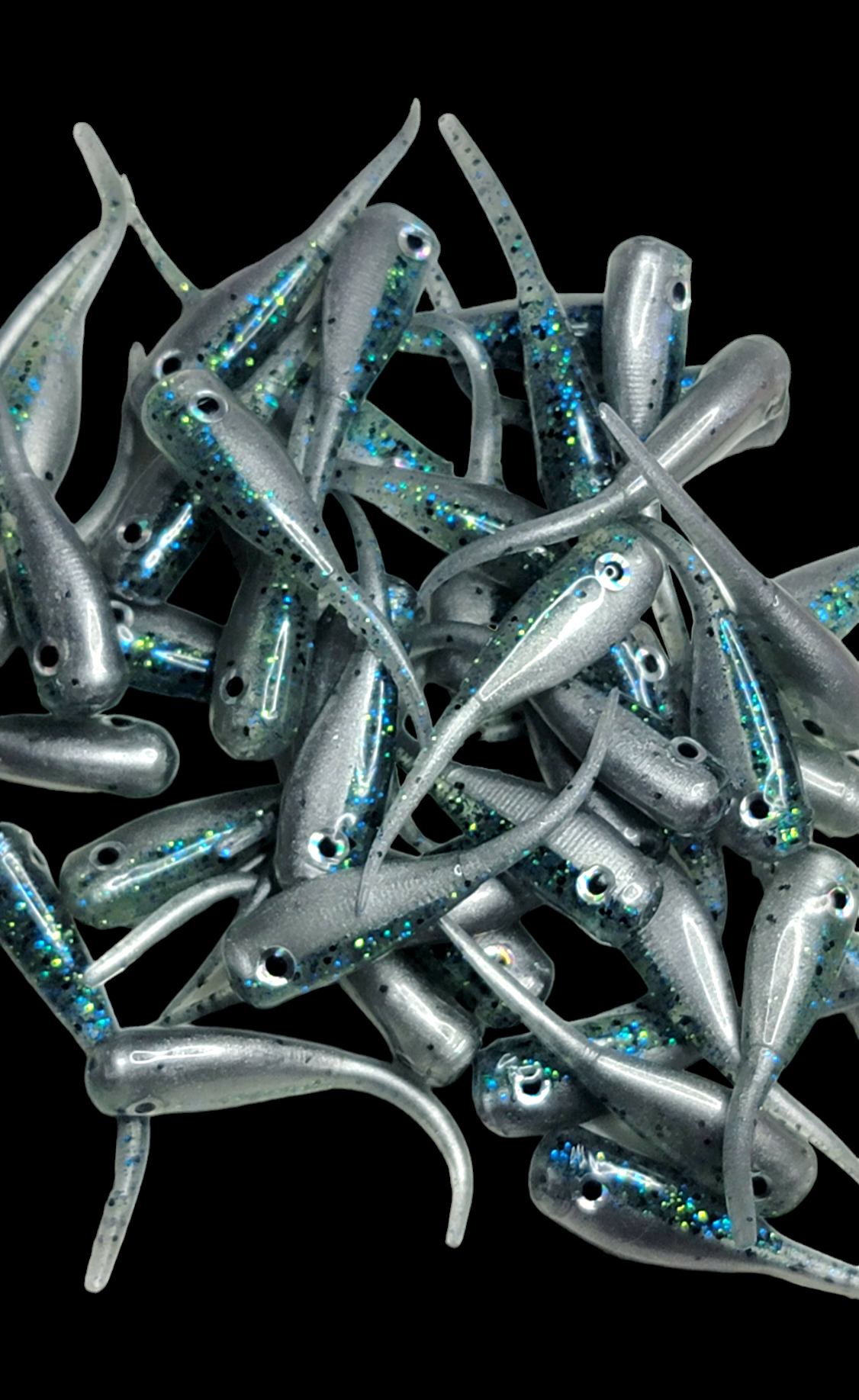 * Crappie King With Eyes 2" Pack of 8