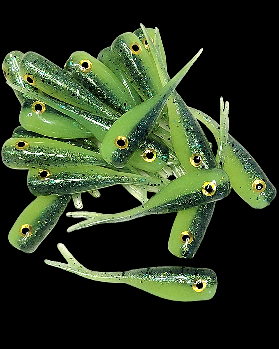 * 2" Crappie Crusher with Eyes pack of 8