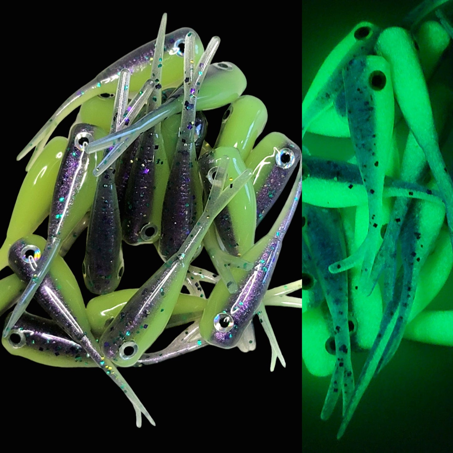 * 2" Crappie Crusher with Eyes pack of 8