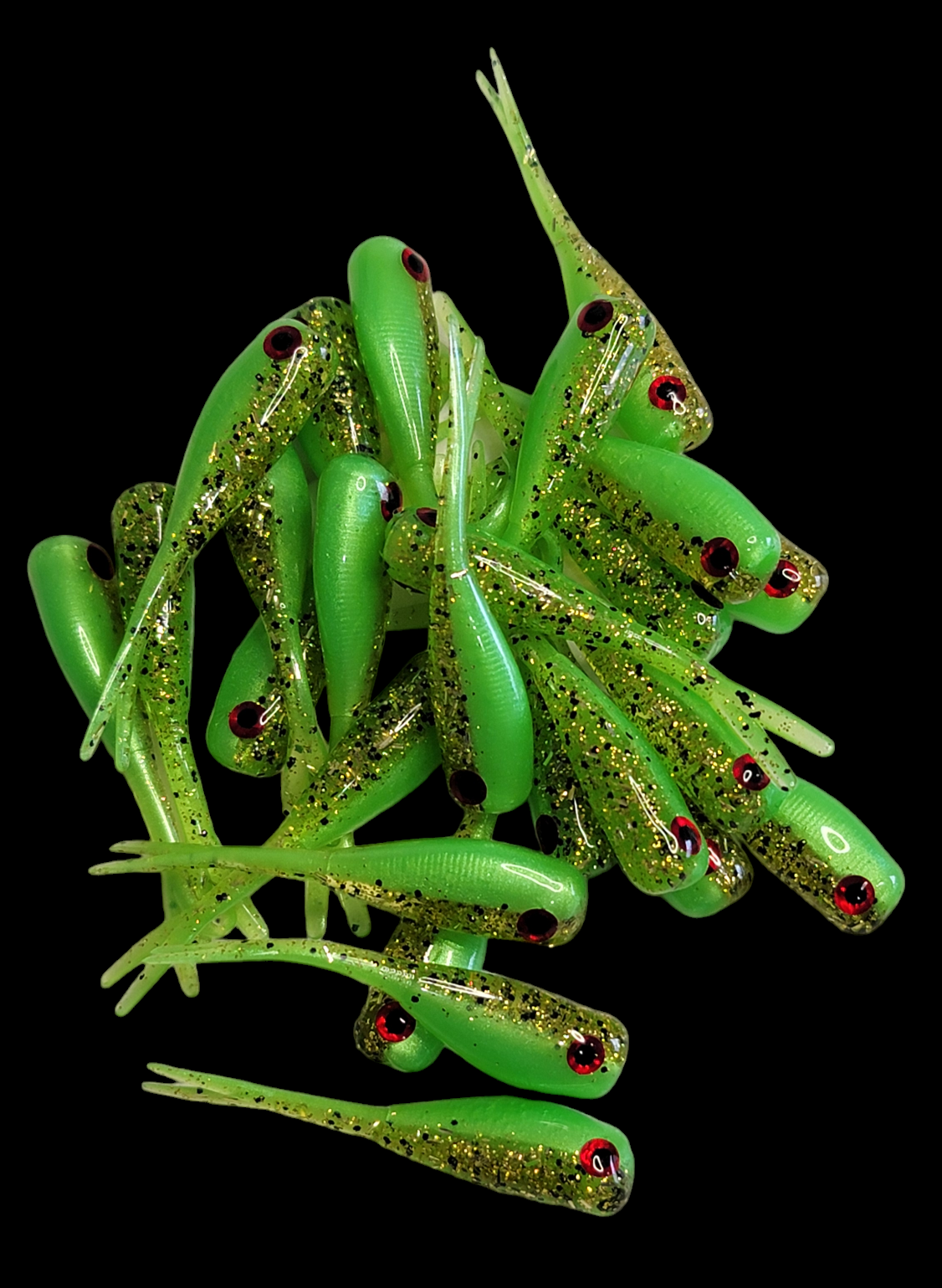 * 2" Crappie Crusher with Eyes pack of 8