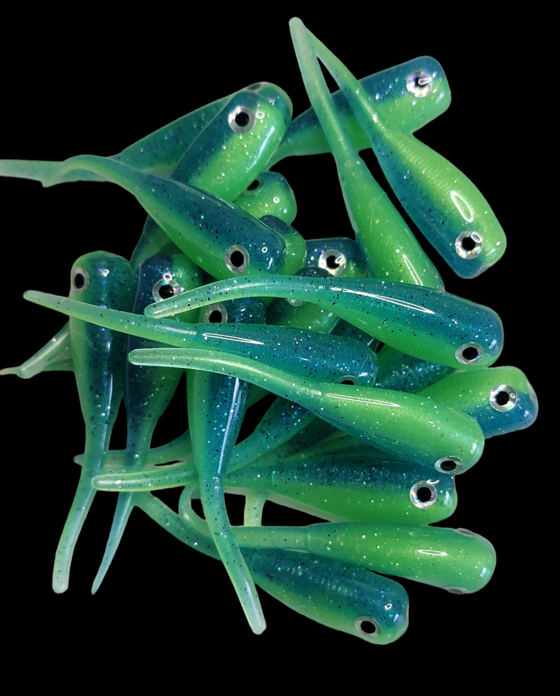 * Crappie King With Eyes 2" Pack of 8