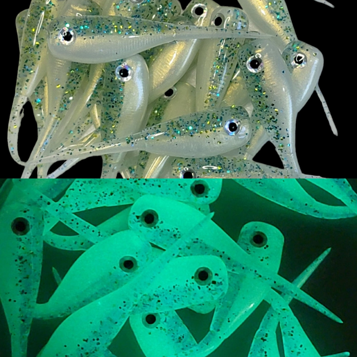 * Crappie King With Eyes 2" Pack of 8