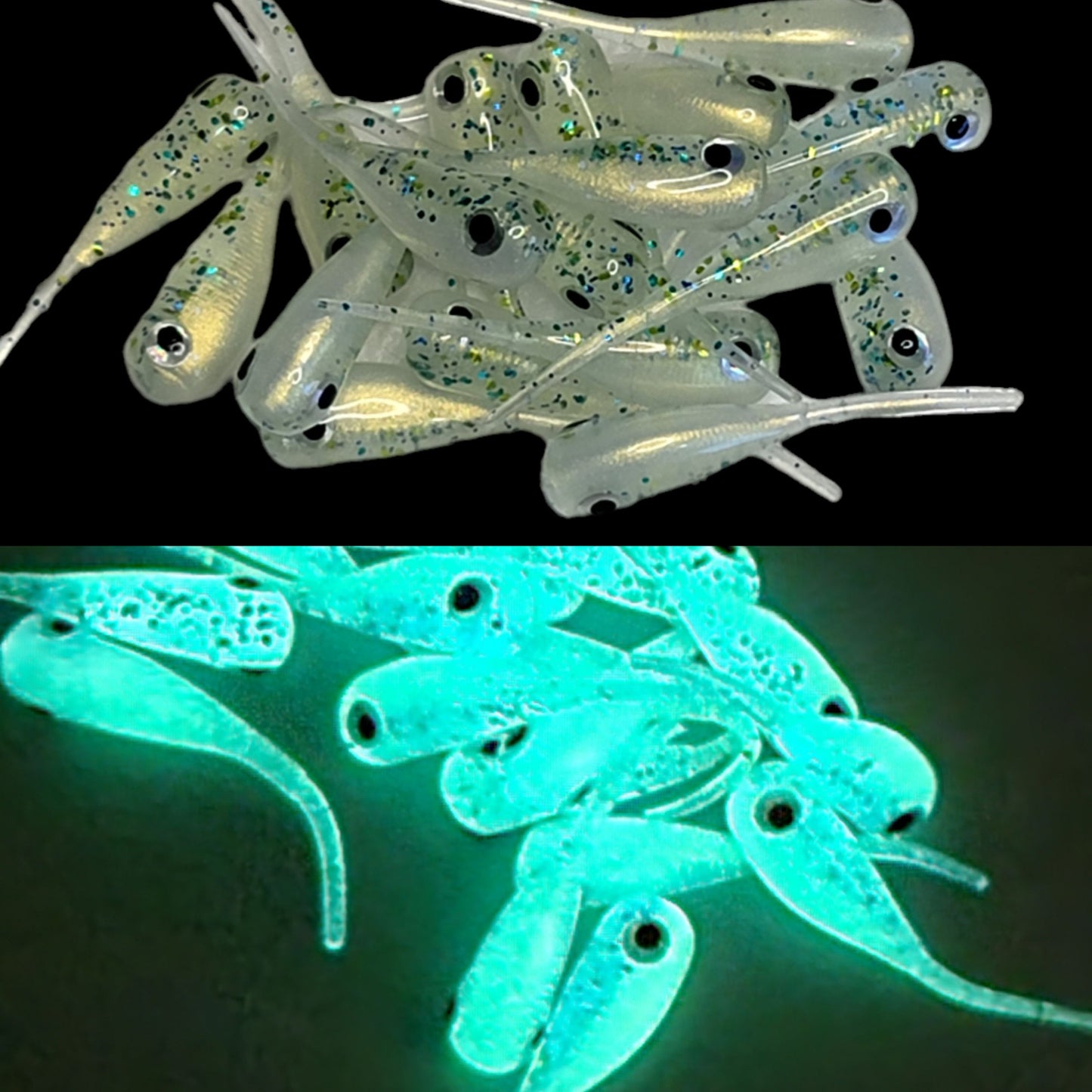 * Crappie Prince with Eyes 1.2" Pack of 8
