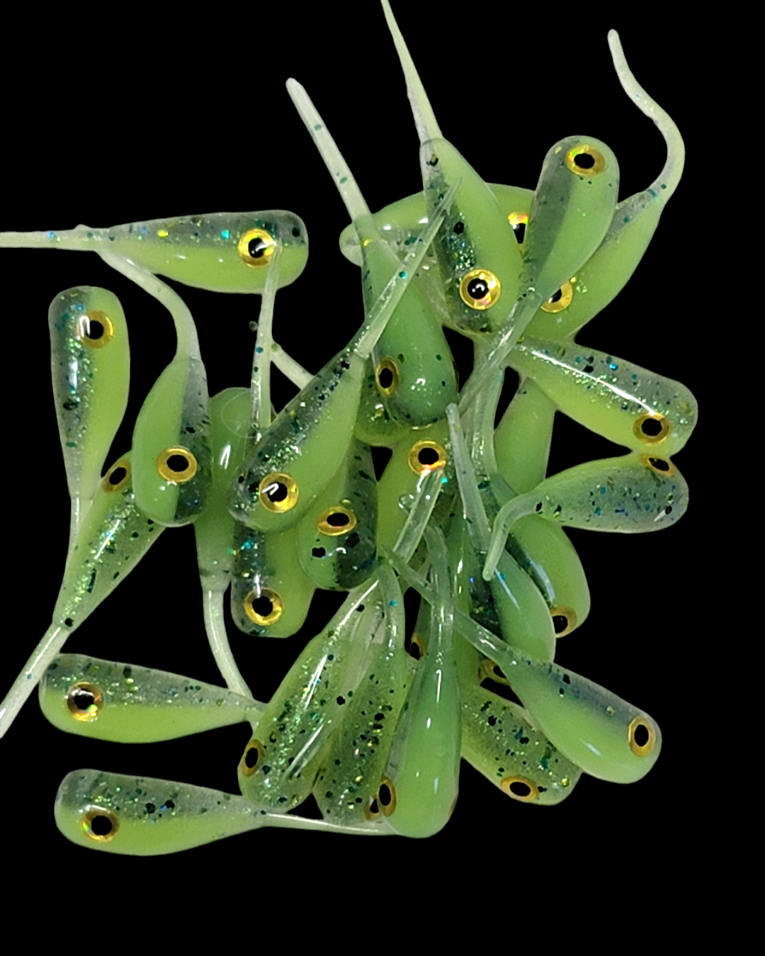 * Crappie Prince with Eyes 1.2" Pack of 8