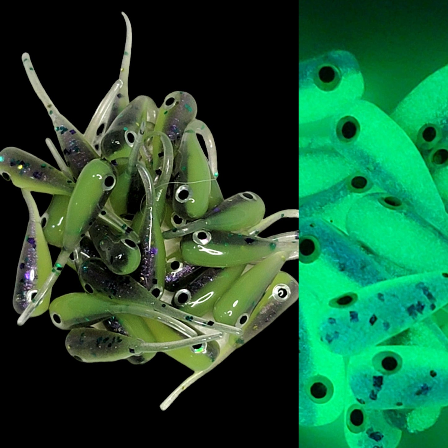 * Crappie Prince with Eyes 1.2" Pack of 8