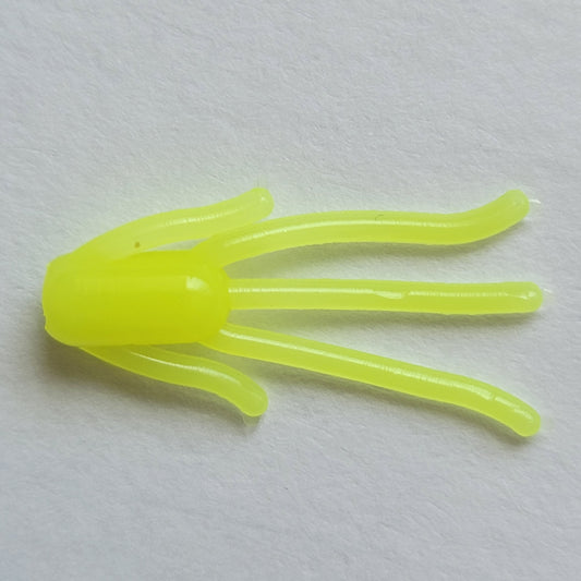 *Crazy Legs .875" 10 pk Panfish Baits. (Over 40 Solid Colors Available)