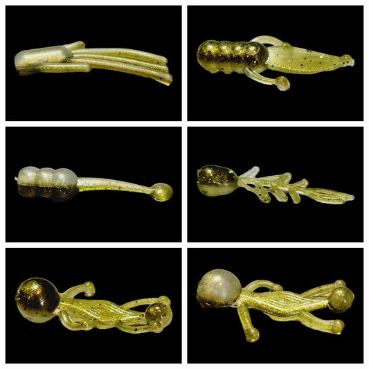 Baby Bass Two Toned 10 pk .75"-2" baits