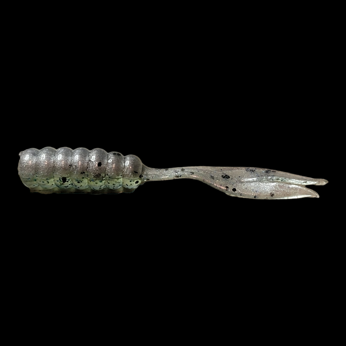 Aqua/Silver Glow Two Toned Panfish Baits .75"- 2" 10pk