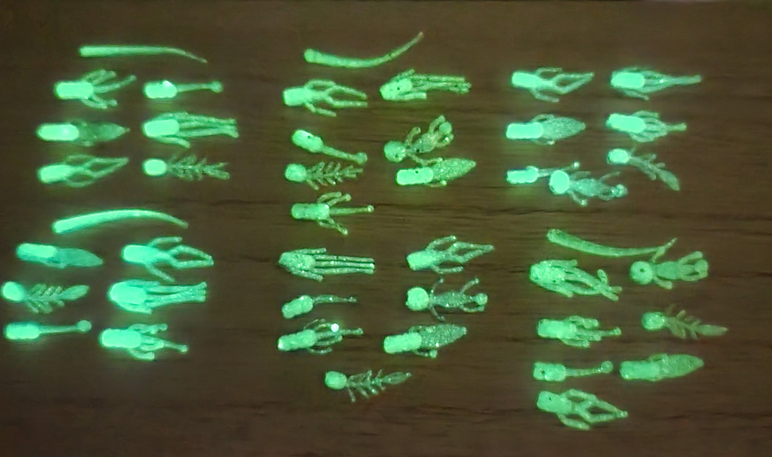 Two Toned Glow Baits