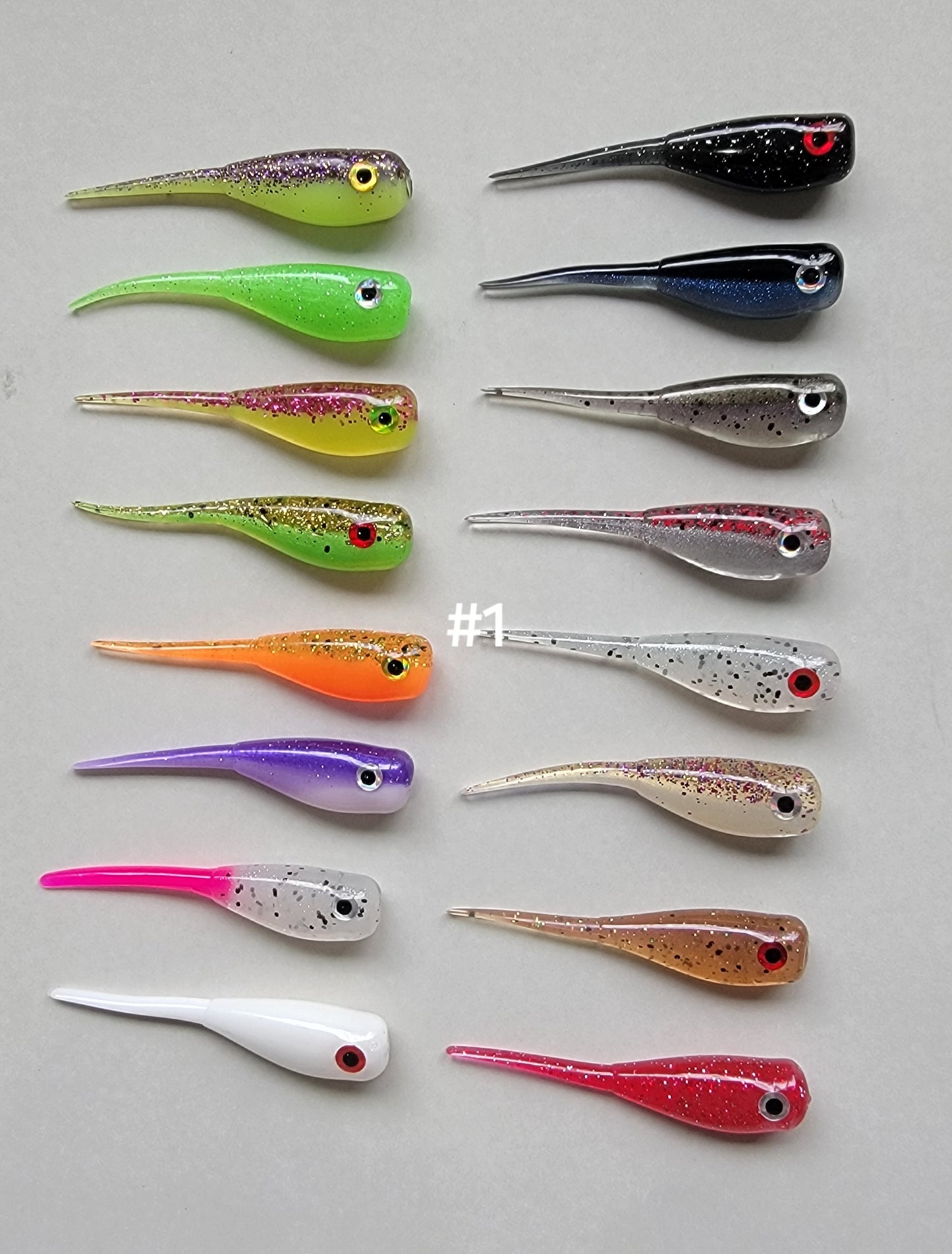 Color Sampler Packs 16 baits w/eyes