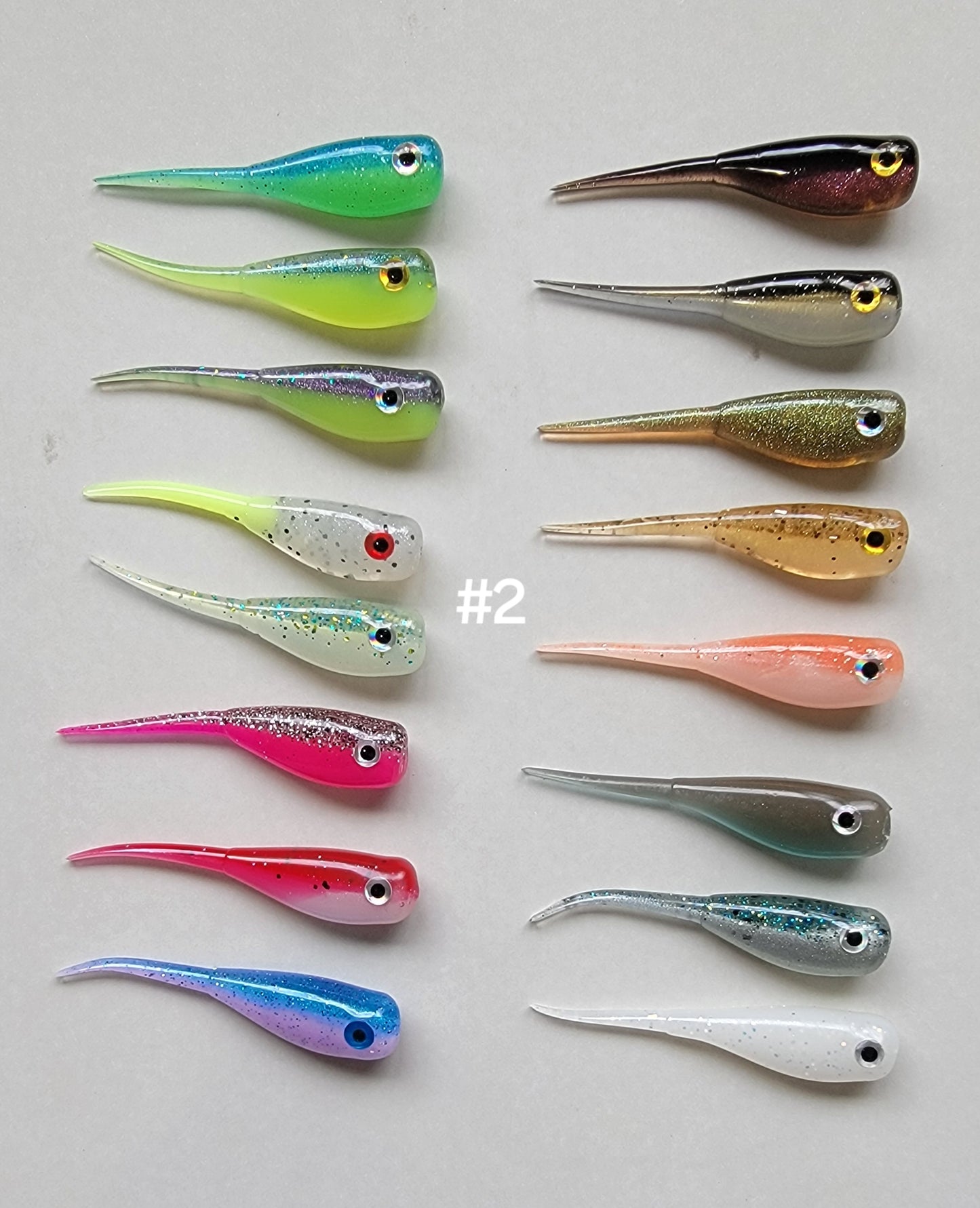 Color Sampler Packs 16 baits w/eyes