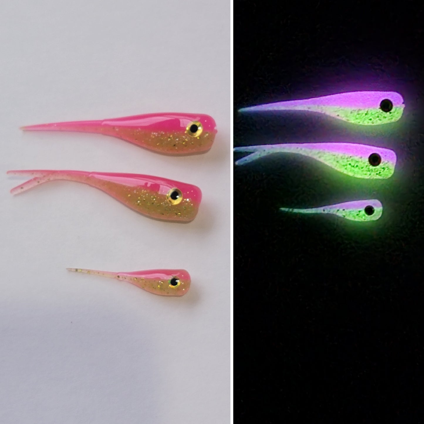 * Crappie King With Eyes 2"  Pack of 8