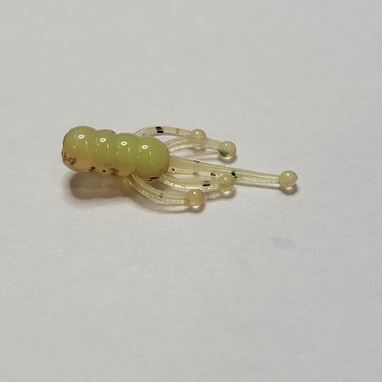 Two Toned Chartreuse Goby 10 pack Panfish Baits .75"-2"