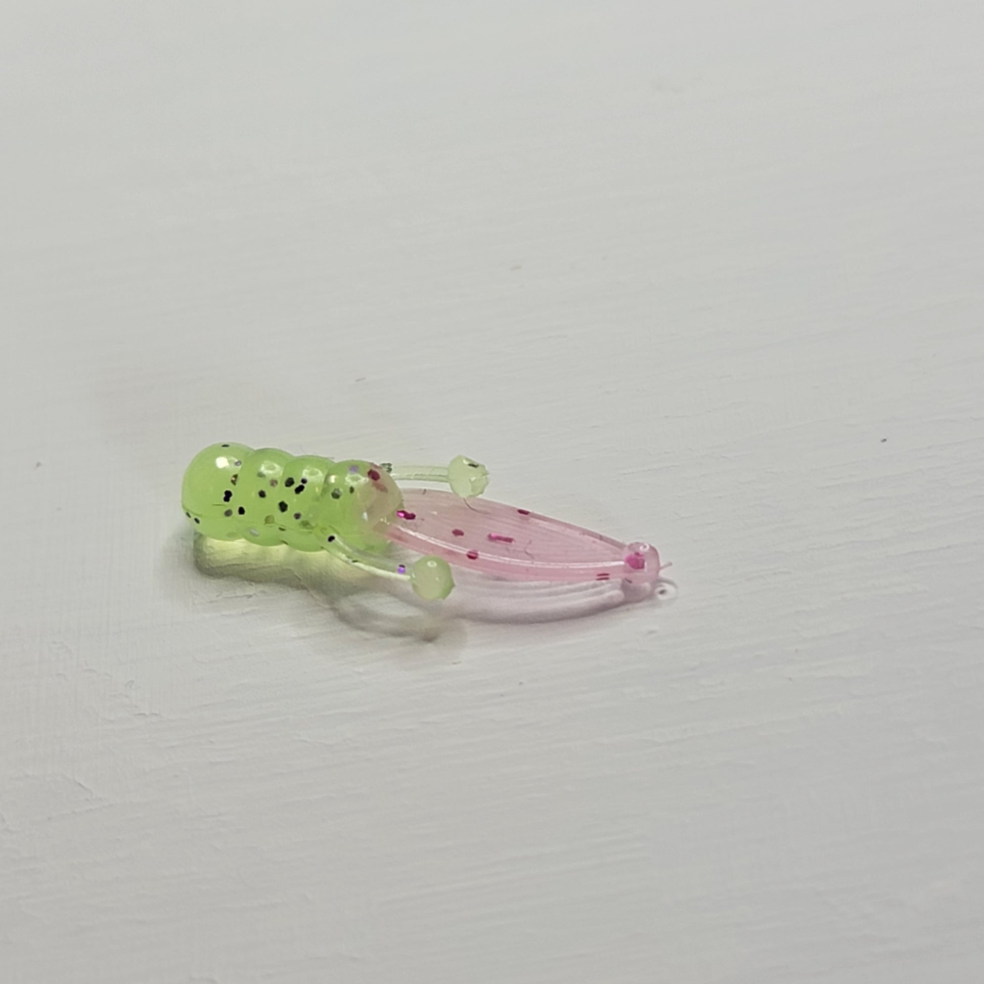 custom ice fishing lures * Tail Cut Ice/Panfish Baits 8 pack .75"