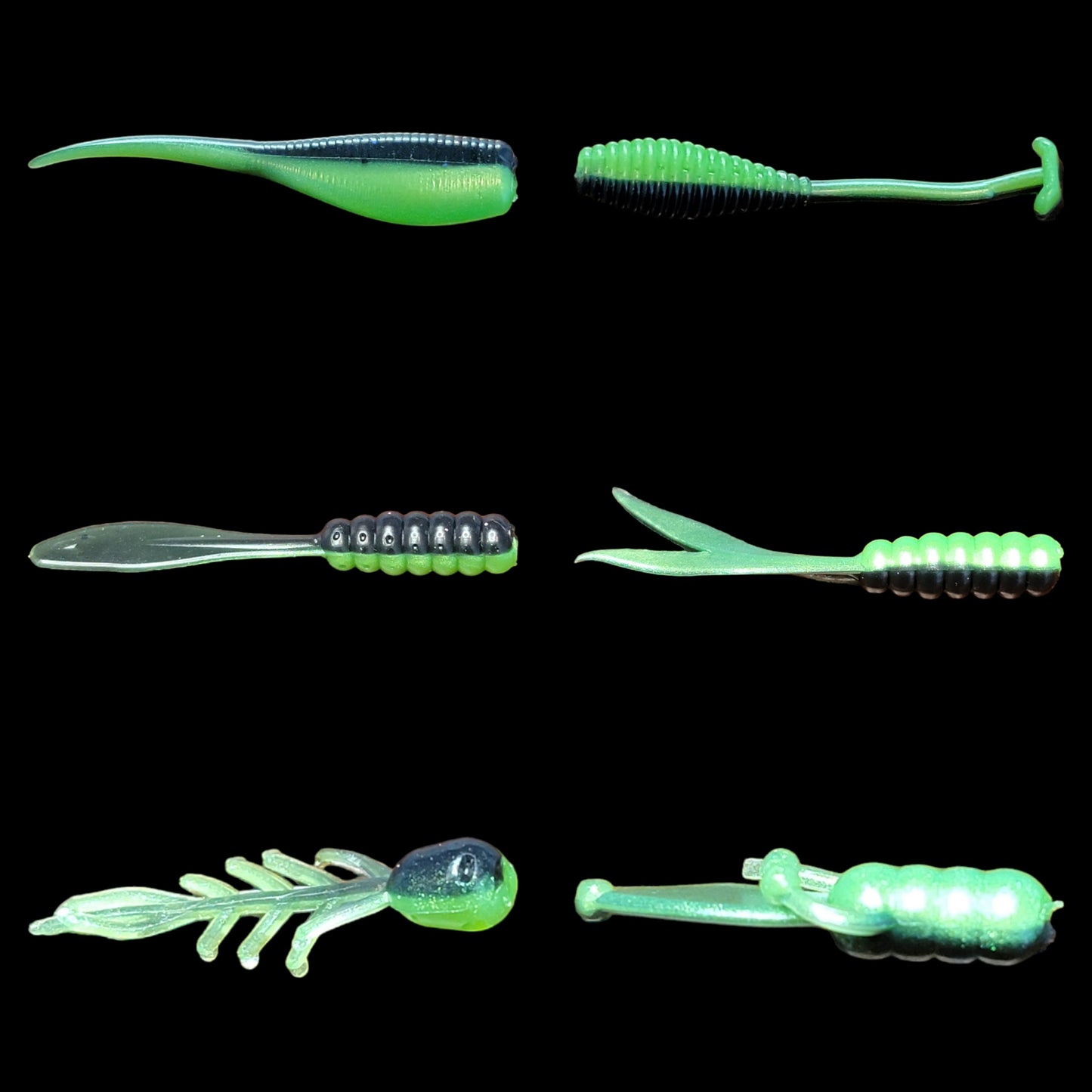 Alien two toned baits 10pk .75