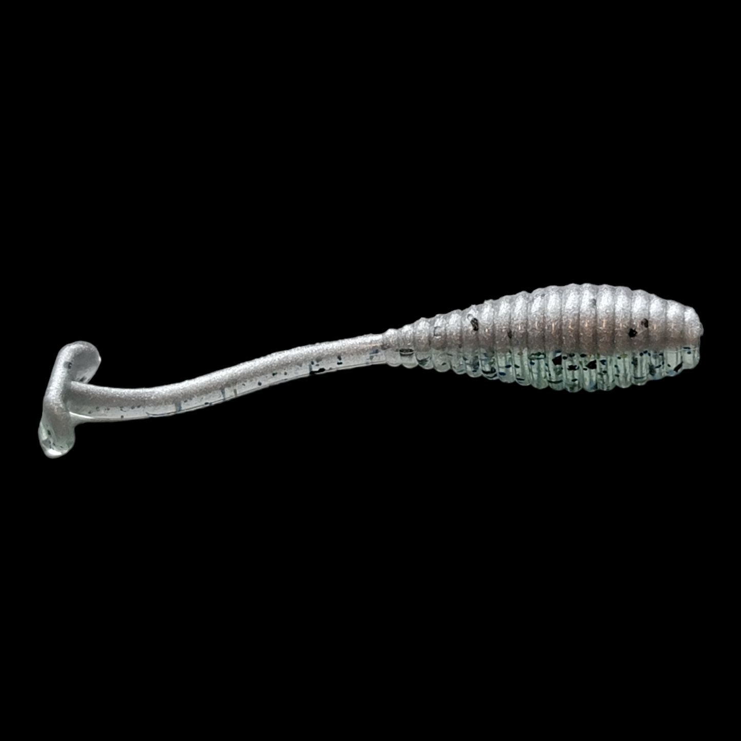 Aqua/Silver Glow Two Toned Panfish Baits .75"- 2" 10pk