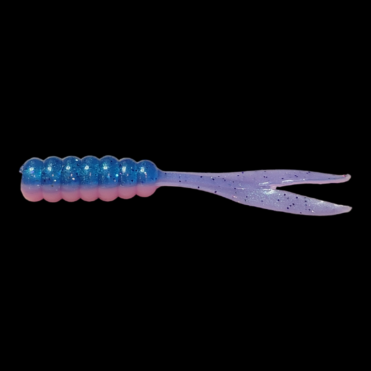 Cotton Candy Two Toned Panfish Baits 10 pack .75"-2"