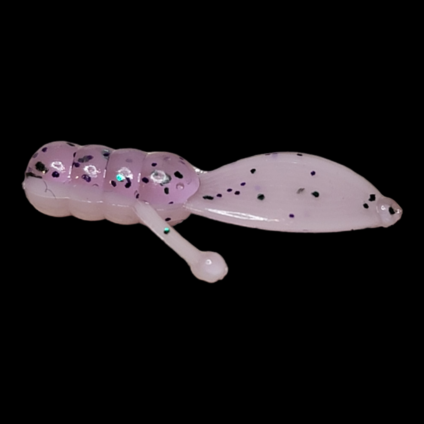 Strawberry Milk Two Toned Panfish Baits 10 pack .75"-2"