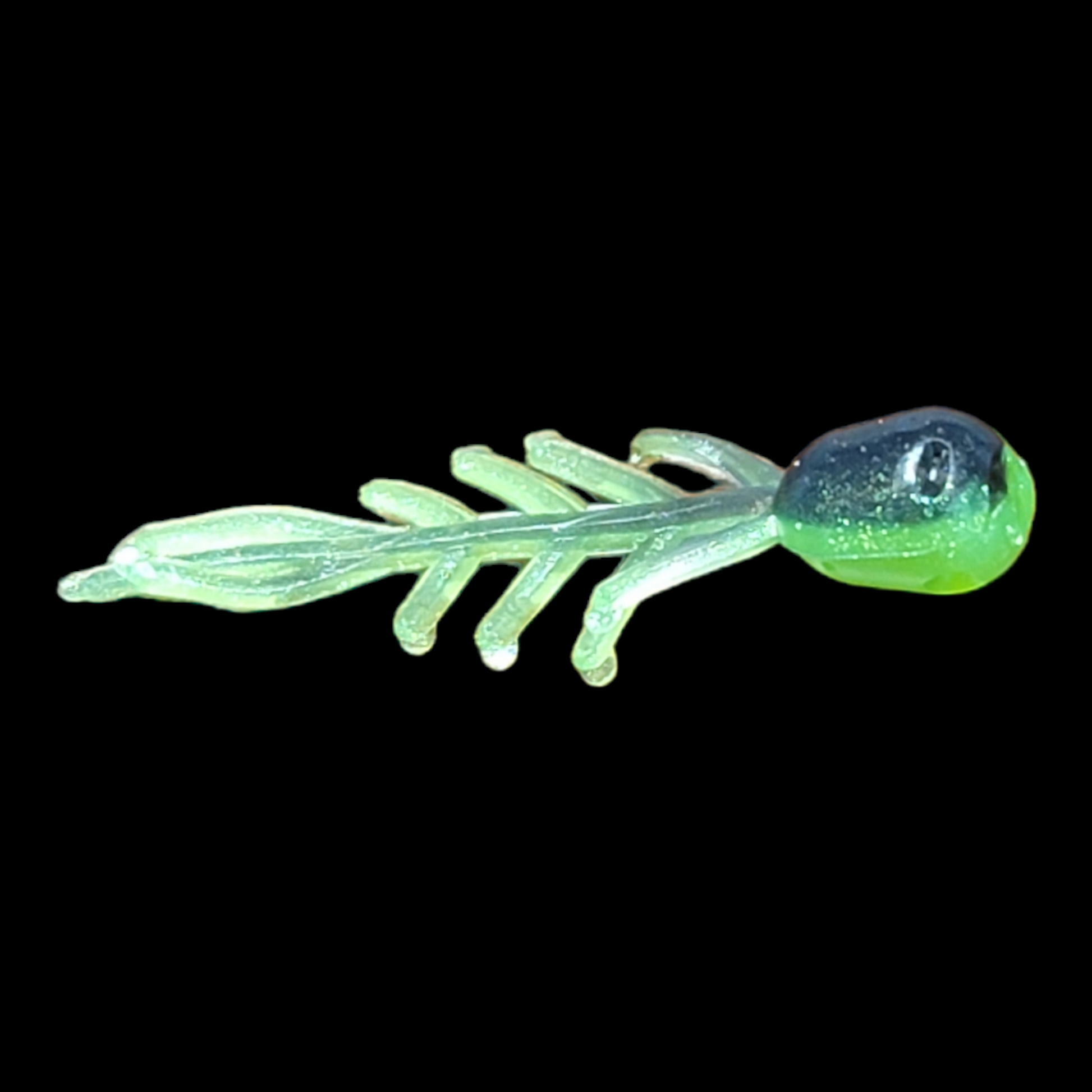 Alien two toned baits 10pk .75"-2" Ghost Custom Fishing Alien two toned baits 10pk .75"-2" Ghost Custom Fishing